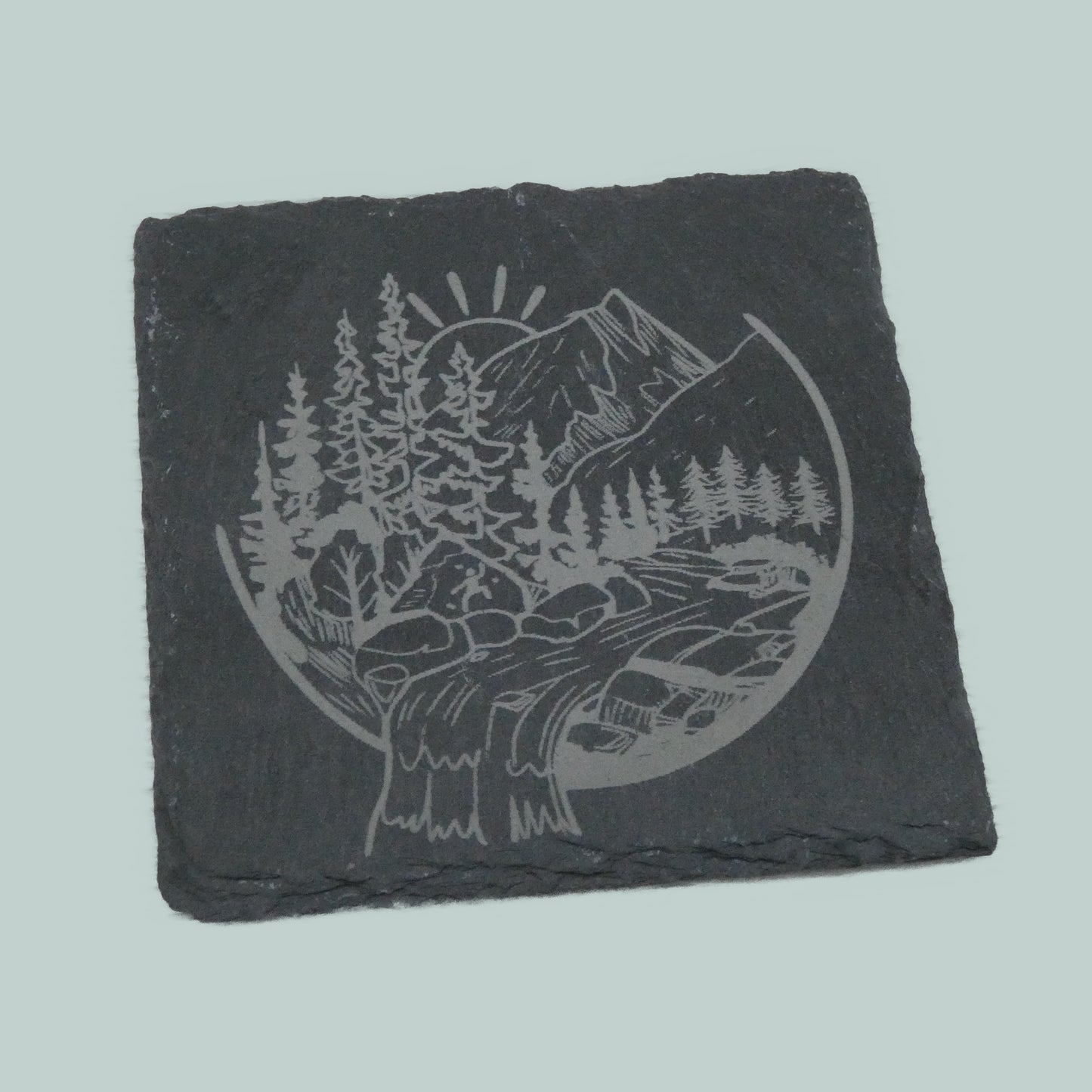 Set of 2 Customisable coasters for Climber, Climbing and Bouldering