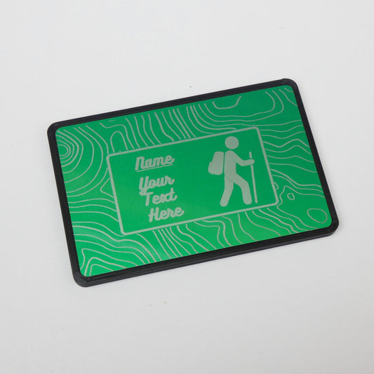 Customisable Velcro Patch for Hiking, Hiker, Trekking, Walking, Backpacking, Rambling, Exploring and Outdoor Enthusiast